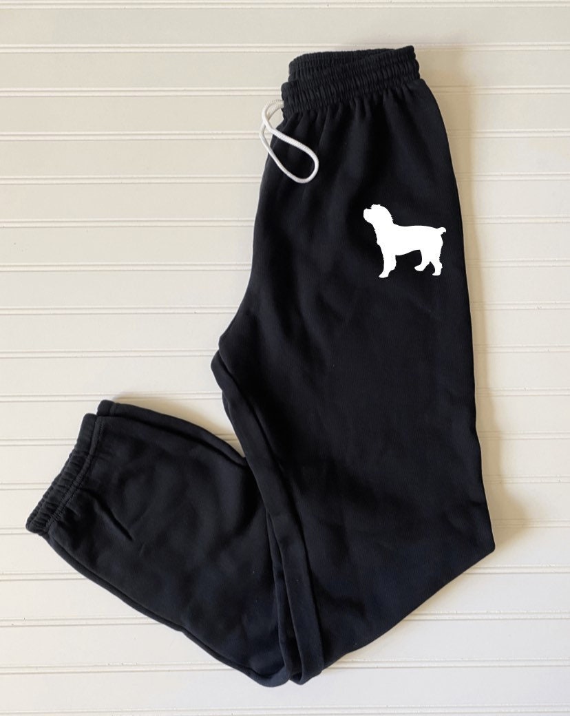 Black dog sweatpants clearance