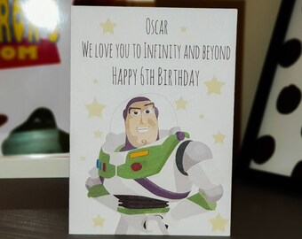 Buzz New Job House Onto The Next Story Card Wedding Goodluck Toy Story
