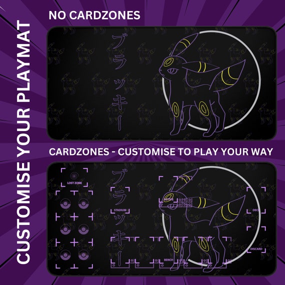 ポケカの日 限定 ダークライ ブラッキー プレイマット ラバーマット プレイマット ダークライ ブラッキー 海外限定モデル 新品未使用の通販