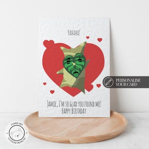 Légende de Zelda | Korok | Carte coeur d'amour | Yahaha, vous m'avez trouvé | garçons et filles | Anniversaire, Saint-Valentin, Anniversaire | cadeau fan de geek