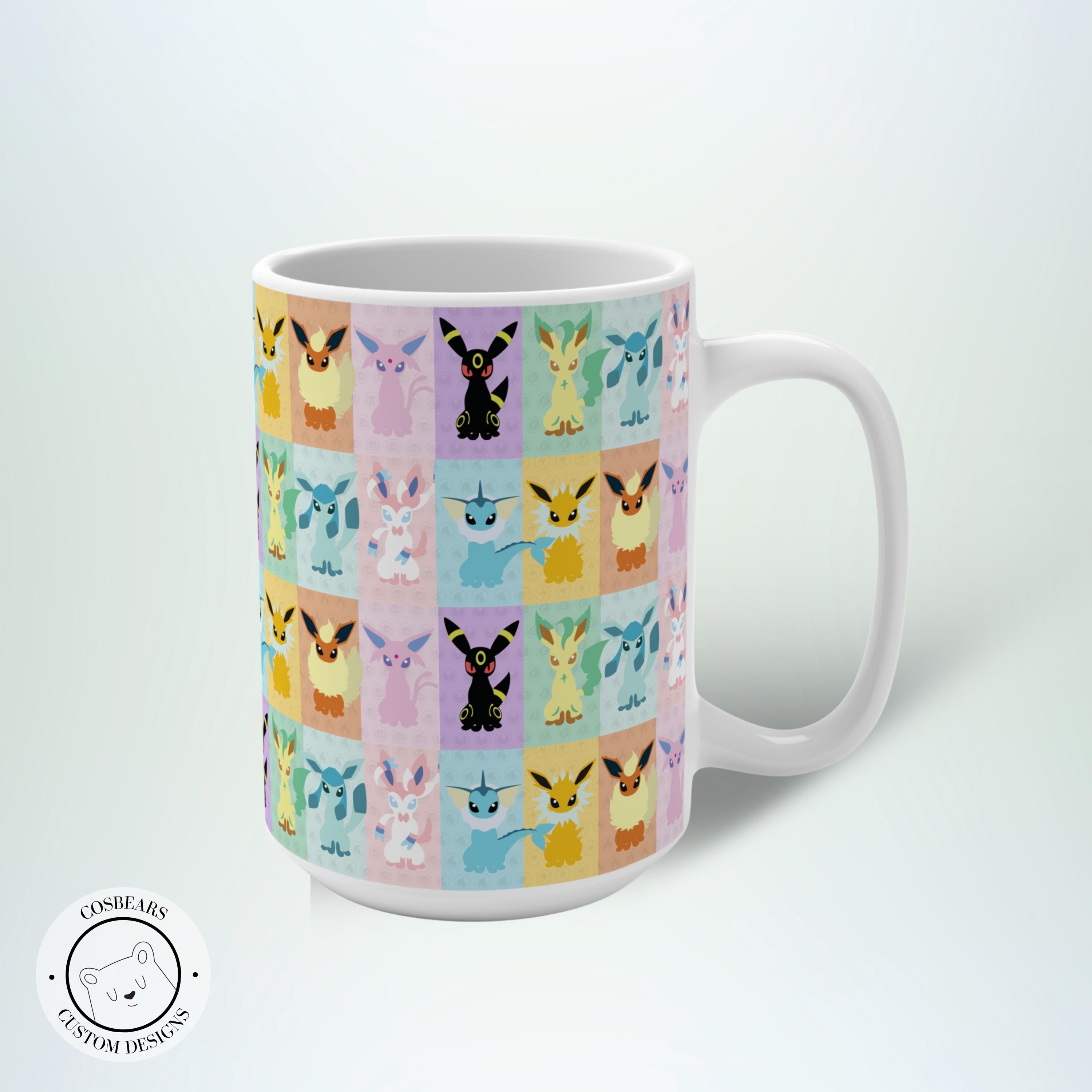 ポケモン イーブイ進化マグ 15オンス - かわいいポケモン風コーヒー