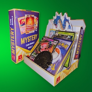 Pokemon Mystery card bundle mystery box pokemon tcg mystery pull ultra rara chance pokemon card bundle mystery chance carta oro alternativa