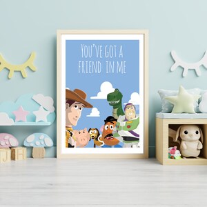 Stampa TOY STORY / Buzz, Woody, Rex, Hamm, Potato Head e Slinky Dog / Download digitale