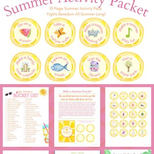 Summer Activity Packet