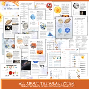 Alles over het zonnestelsel-werkboek