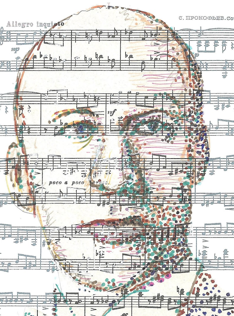 Sergei Prokofiev in his own tune major Russian composer of the 20th century famous for Peter and the Wolf Romeo and Juliet; Cinderella +