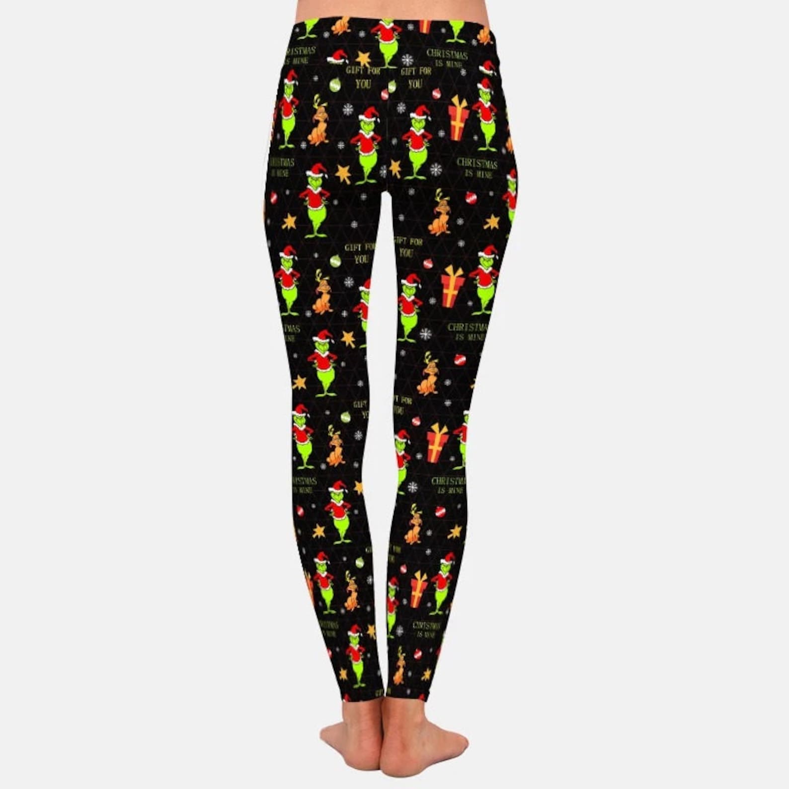 Grinch Leggings Christmas Pants Dr Seuss Yoga Tights Etsy