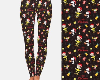 Snoopy Leggings Etsy