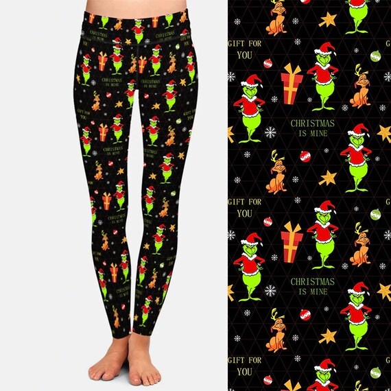 grinch yoga pants