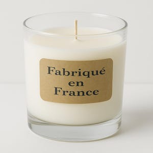 Etiquettes autocollantes "Fabriqué en France"
