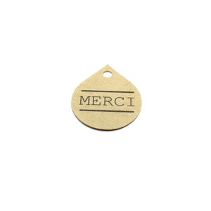 50 étiquettes "merci"