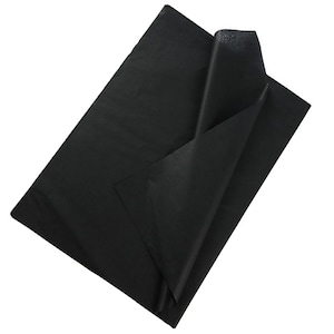 50 black tissue papers