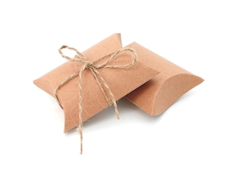 Berlingot kraft pillow boxes