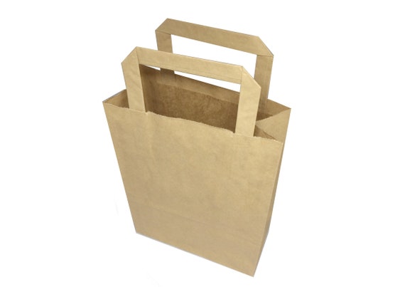 10 sacs kraft 24 cm X 18 cm X 8 cm