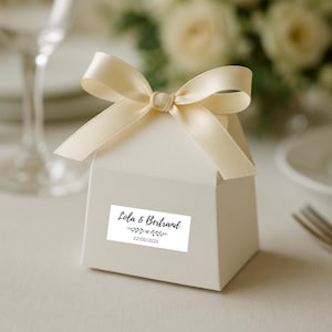 Personalisierte Selbstklebeetiketten für Hochzeiten, Taufen, Geburtstage