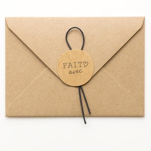 Stickers "FAIT avec amour"