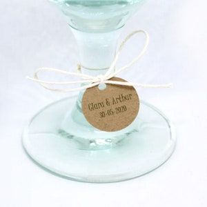 Etiquetas personalizadas para boda o bautizo