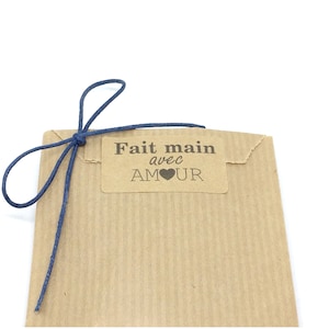 65 stickers "Fait main avec amour"