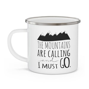 Enamel Camping Mug / Camping Cup / Enamel Camping Recipient / Elements for Camping
