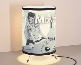 Lampe inspirée de l’animation japonaise - Lumière sur le thème du film d’animation - Cadeau pour les amateurs d’anime - Cadeau Princesse Mononok