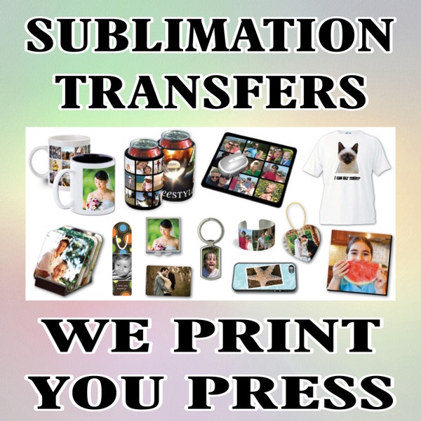 Sublimation Transfers Etsy