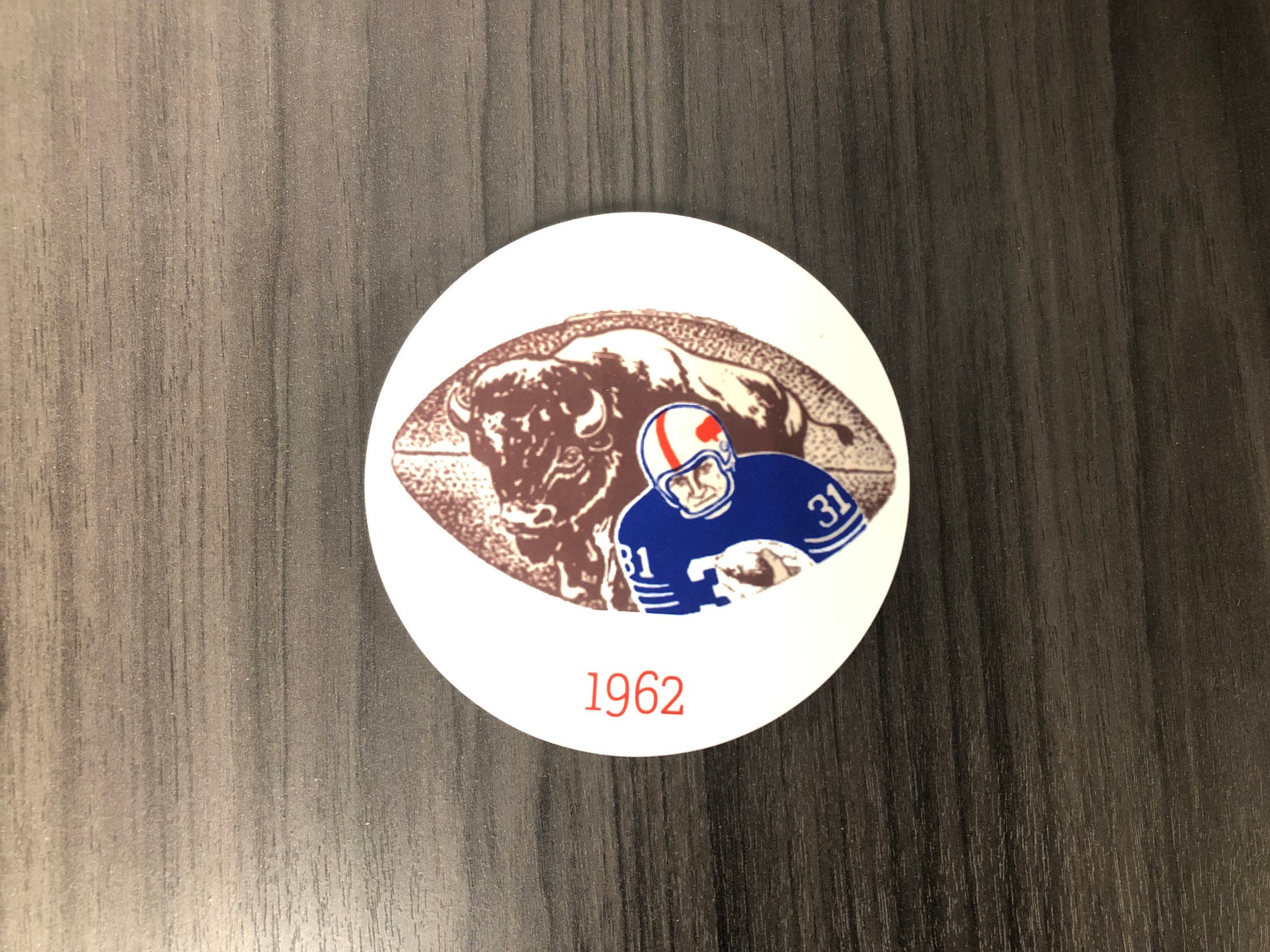 Vintage Buffalo Bills Sports Coasters/man Cave/new Etsy