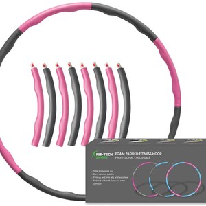 Professional Boxed 1 kg Weighted Collapsible Hula Hoop Fitness image 1