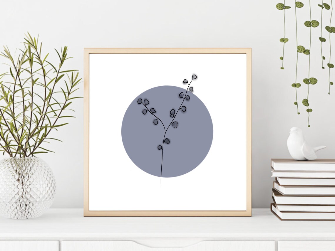 blue print wall art
