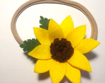Felt Sunflower Headband