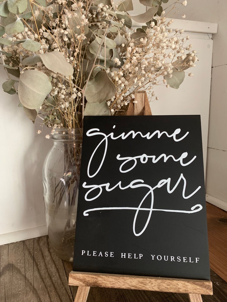 Wedding dessert table gimme some sugar sign wedding SVG Etsy