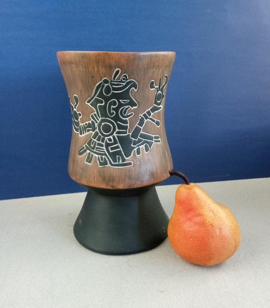 Leopoldo De Saltillero Mexico Aztec Petroglyph Mayan 8x5