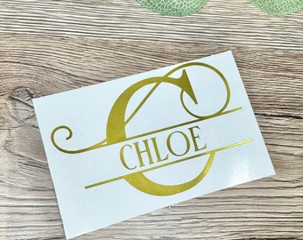 Monogram Stickers | Monogram Decal | Initial Sticker | Initial Decal | Wedding Monogram | Choice of Sizes | Choice of Colours