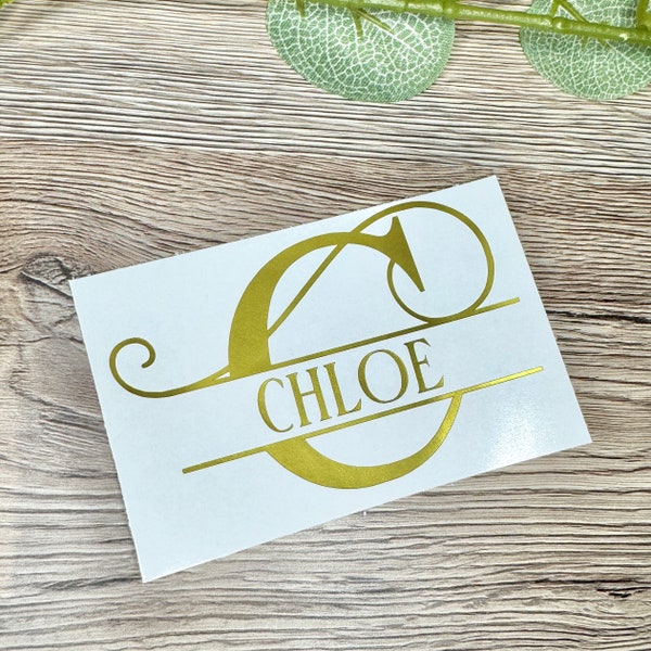 Monogram Stickers, Monogram Decal, Initial Sticker, Initial Decal,Wedding Monogram, Choice of Sizes, Choice of Colours