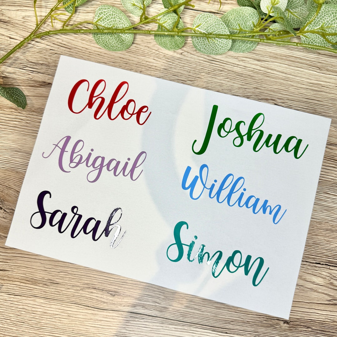 Personalised Name Vinyl | Personalised Name Vinyl | Personalised Name ...