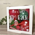 Personalised Elf Box with balloons (Elf NOT included) | Elf Arrival Box | I&#39;m Back Box | Christmas Elf Box with balloons (Elf NOT included)