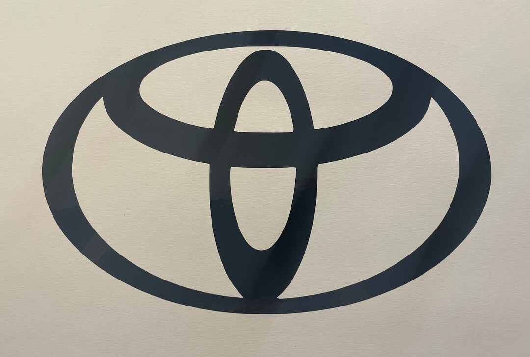 Toyota Type Decal Toyota Style Car Sticker Toyota Style Etsy