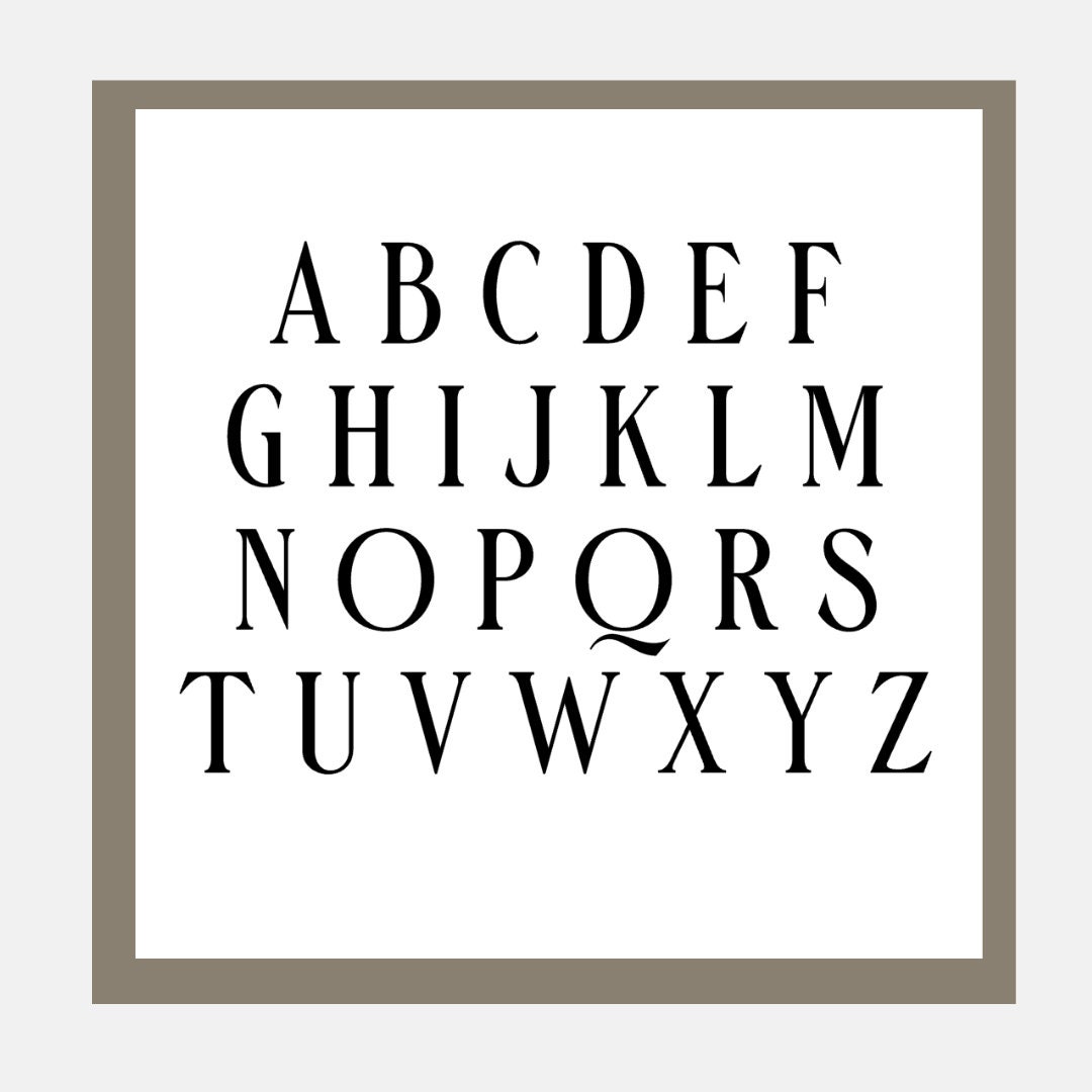 Initial Sign Sticker Letter Stickers | Custom Initial Sticker | Vinyl Initial Decal | Wine ...