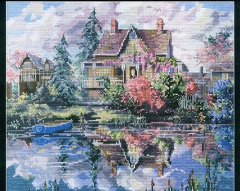 Download - Mendocino Twilight cross stitch chart by Marty Bell