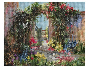 Sweethearts Gate Cross Stitch  download by Marty Bell