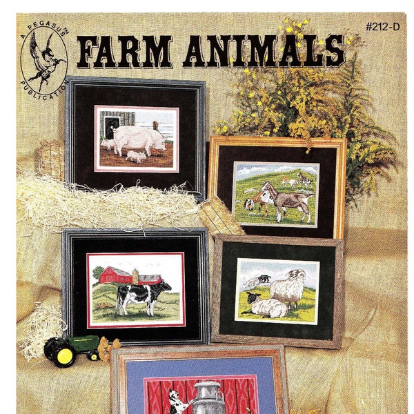 Download Farm Animals Cross Stitch collection - 7 Designs