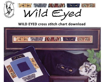 Wild Eyed counted cross stitch chart download