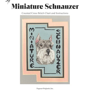 Download Miniature Schnauzer Cross Stitch Chart