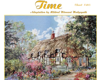 PDF download - Tulip Time cross stitch chart by Marty Bell