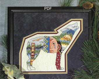 Wolf Cross Stitch Chart Download