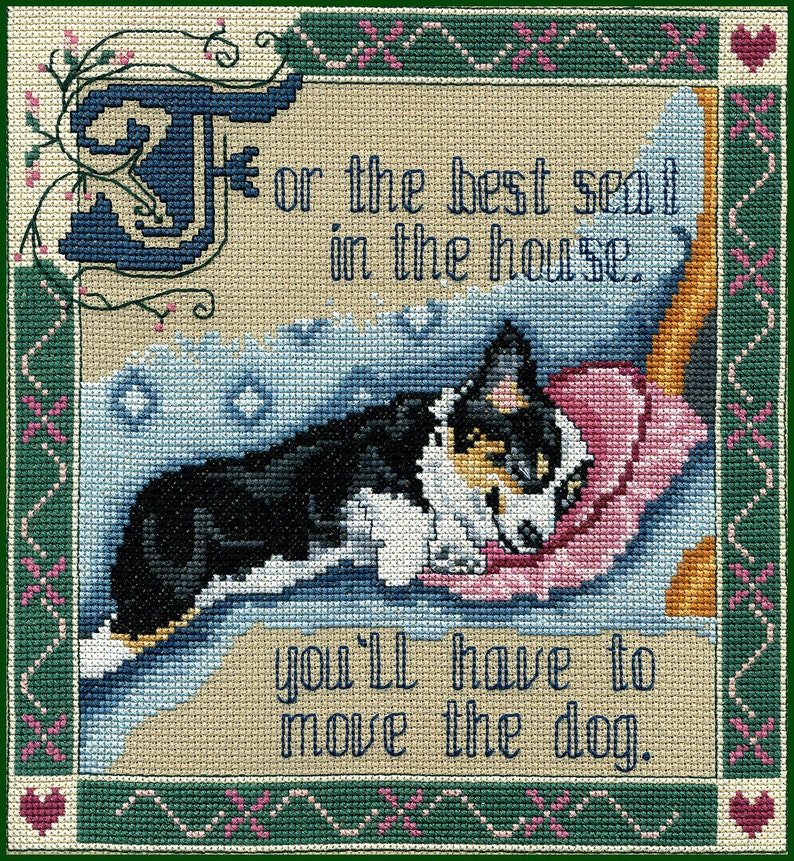 PDF download Move The Dog Counted Cross Stitch Chart by Stephanie Hedgepath image 2
