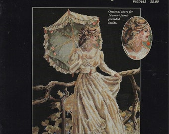 Cross Stitch Leaflet - She Walks in Beauty by Marty Bell
