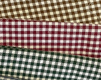 Guildford Gingham Fabric for Chicken Scratch-1/2 YD 18 by 30 inch.