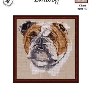 Download Bulldog Cross Stitch Chart