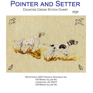 Download Pointer and Setter cross stitch chart