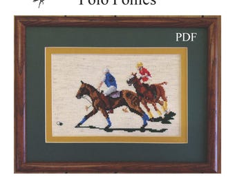 Polo Match Counted Cross Stitch chart download